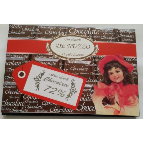 Tavoletta cioccolato extra fondente 72% cacao gr. 100